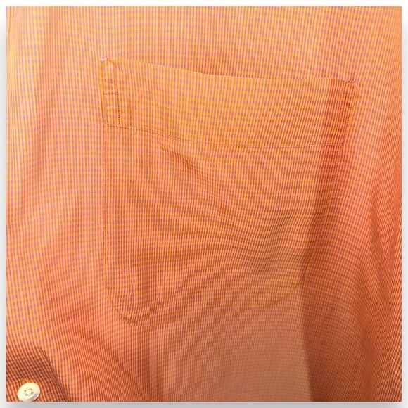 Gitman Brothers Orange Made in USA Button Down Shirt XXL - Picture 5 of 9